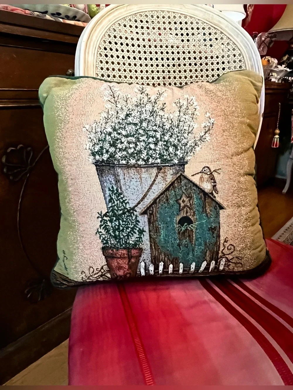 La France Home Pillow vintage la